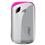Celular desbloqueado SN45 MEU Branco/Rosa com TV Analógica, Câmera de 1.3MP, Rádio FM/MP3/MP4, Bluetooth, Fone de Ouvido e Cartão 2GB
