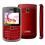 Celular desbloqueado SN61 Meu Preto/Vermelho c/ Câmera 1.3MP, QWERTY, Rádio FM/MP3/MP4, 4 Chips, Wi-Fi, Bluetooth, TV Analógica + Fone + Cartão de 2GB