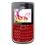 Celular desbloqueado SN61 Meu Preto/Vermelho c/ Câmera 1.3MP, QWERTY, Rádio FM/MP3/MP4, 4 Chips, Wi-Fi, Bluetooth, TV Analógica + Fone + Cartão de 2GB