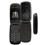 Celular Flip Vivo OT 223 Alcatel Cinza c/ Rádio FM, Hands free, Indicador de LED, Viva Voz e Fone de Ouvido