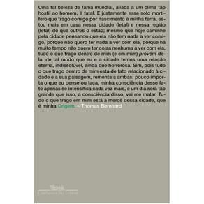 Livro - Origem - Thomas Bernhard