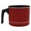Conjunto de Panelas Tramontina Victoria Convida Antiaderente Starflon Plus Vermelho c/ Tampa de vidro - 5 Peças