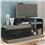 Rack Artely Eros II 2528 - Cinza/Preto