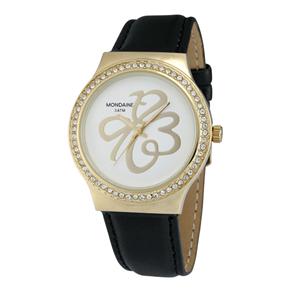Relógio Feminino Analógico Mondaine Fashion 94197LPMEDH-P - Preto