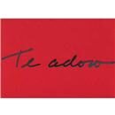 Cartão Teca Fabriano Te Adoro F252-VERM - Vermelho