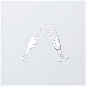 Cartão Teca Ícone Champagne I304-BRA - Branco