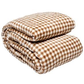 Cobertor Casal Camesa Vichy - Bege