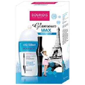 Kit Glamour Max Waterproof Máscara de Cílios + Demaquilante Bifásico - Bourjois