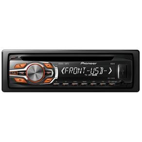 MP3 Player Automotivo Pioneer DEH-1480UB com Entrada Auxiliar Frontal e USB