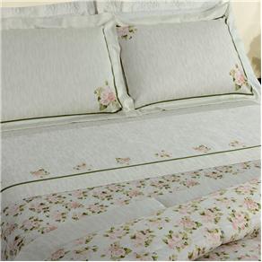 Jogo de Cama Solteiro Kacyumara Bouquet 300 Fios