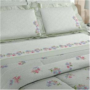 Jogo de Cama King Kacyumara Bleu 300 Fios
