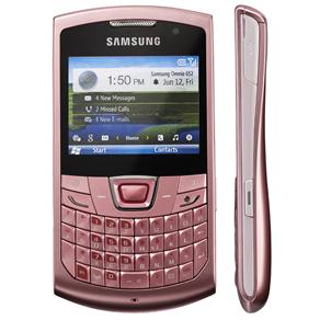 Celular Desbloqueado Samsung  B652 Omnia Pro 5 Rosa com Câmera 2MP, 3G, Windows Mobile 6.5, QWERTY, FM, MP3, Bluetooth, GPS, Wi-Fi, Fone e Cartão 2GB