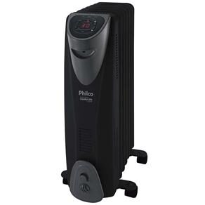 Aquecedor a Óleo Philco Comfort PR com Display Digital e Função Timer Preto/Cinza - 1.500W