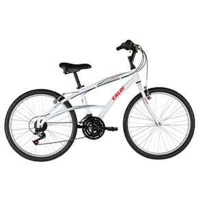Bicicleta Comfort Aro 24 Caloi 21 Marchas Branca - 00757019560 