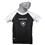 Camiseta Botafogo Braziline Infantil Trop Dry Max - Preta/Branca