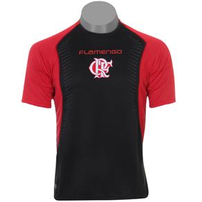 Camiseta  Flamengo Braziline Trop Dry Max - Branca/Preta