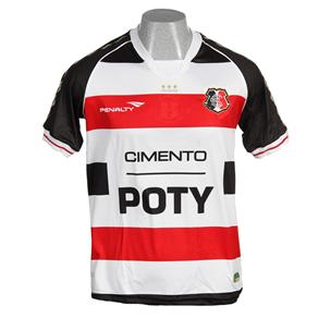 Camisa Santa Cruz Penalty 1 2012 - Preto/Branco/Vermelho