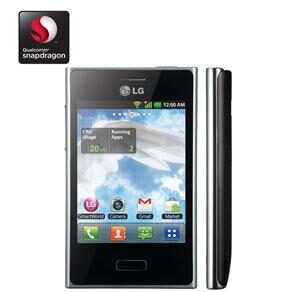 Celular Desbloqueado Tim LG Optimus L3 com Tela de 3,2”, Android 2.3, Câmera 3MP, 3G, Touch, GPS, Rádio FM, MP3, Bluetooth e Fone