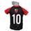 Camiseta Flamengo Braziline Infantil Trop Dry Max - Preta/Vermelha
