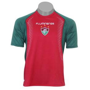 Camiseta  Fluminense Braziline Trop Dry Max - Verde/Vermelha