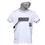 Camiseta Vasco Braziline Infantil Quest Dry Max com Punho - Branca