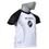 Camiseta Vasco Braziline Infantil Trop Dry Max - Branca/Preta