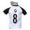 Camiseta Vasco Braziline Infantil Trop Dry Max - Branca/Preta