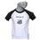 Camiseta Santos Braziline Infantil Trop Dry Max - Branca/Preta