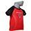 T-Shirt São Paulo Braziline Infantil Trop Dry Max - Vermelha/Preta