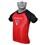 T-Shirt São Paulo Braziline Infantil Trop Dry Max - Vermelha/Preta