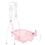 Banheira Hercules Safira Moranguinho com Suporte 6328249 - Rosa