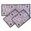 Kit de Tapetes Corttex Casa Flores – 3 Peças