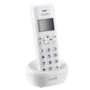 Ramal s/ Fio Elgin TSF-5000 c/ DECT 6.0, Viva-voz e Identificador de Chamadas - Branco