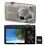 Câmera Digital Nikon Coolpix S2600 Prata c/ LCD 2,7”, 14 MP, Zoom Óptico 5x, Estabilizador de Imagem, Vídeo HD + Cartão de 4GB