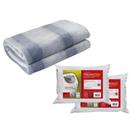 Cobertor Casal Camesa Degradee - Jeans + 2 Trav...