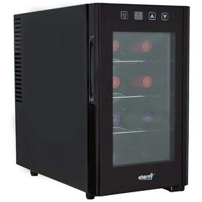 Adega de Vinhos Eterny ET23002AB com Painel Digital para 8 Garrafas - Bivolt - Preta