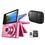 Câmera Digital Samsung MV800 Rosa c/ LCD 3”, 16.1MP, Touch, Zoom Óptico 5x, Vídeo HD, Duplo Estabilizador, Foto 3D e Panorama + Cartão Micro SD 4GB