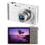 Câmera Samsung ST77 Branca c/ 16.1MP, LCD 2,7”, Estabilização Óptica, Foto Panorâmica, Detector de Face, Zoom Óptico 5x e Vídeo HD + Cartão de 4GB