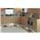 Conjunto de Tapetes Sisal Looks Rayza Angola Para Cozinha - 3 Peças