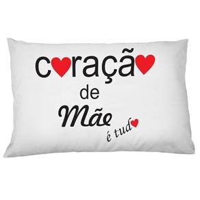 Fronha Temática Marina Polide Dreams Coração de Mãe 59238 100 Fios - 1 Peça