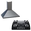 Coifa Continental 90 cm - Inox - 110V + Cooktop...