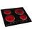 Cooktop Elétrico 4 Bocas GE 60 cm - 220V + Coifa Suggar Quadriturbo TP4660/62IX - 60cm