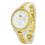 Relógio Feminino Analógico Condor New Water Resistant KP68048E – Pérola/ Dourado