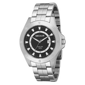 Relógio Masculino Analógico Seculus Long Life 24797G0SBNA1 – Prata