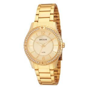 Relógio Feminino Analógico Seculus 28178LPSPDS1 - Dourado