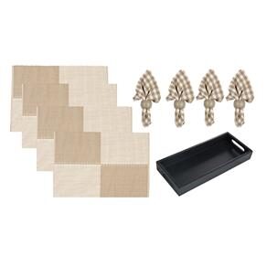 Conjunto para Mesa Copa e Cia Indian Native Olivia - 13 Peças