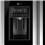 Refrigerador Side by Side GE Glass 23 ZN3FFBFBN com Dispenser de Água e Gelo - 549 L - Preto