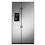 Refrigerador Side by Side GE 23 ZS2LFBFSS com Dispenser de Água e Gelo - 549 L - Inox