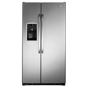 Refrigerador Side by Side GE 23 ZS2LFBFSS com Dispenser de Água e Gelo - 549 L - Inox
