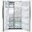 Refrigerador Side by Side GE 23 ZS2LFBFSS com Dispenser de Água e Gelo - 549 L - Inox